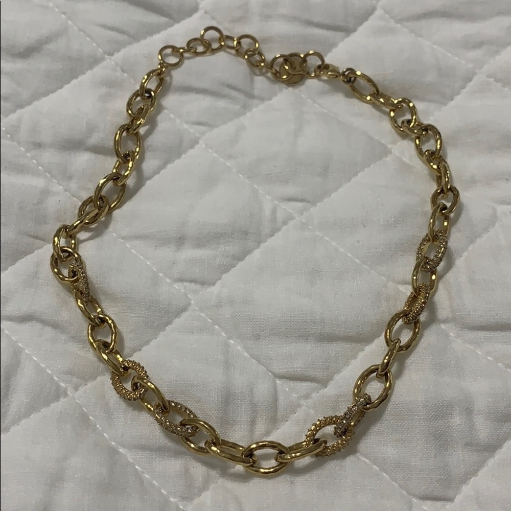 Gold Christina Link Stella & dot necklace